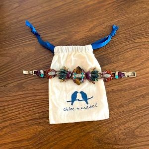 Chloe + Isabel Artisan Stone Crystal Statement Bracelet